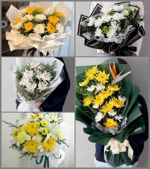 贵州贵阳白云区艳山红社区服务中心白事花束代送
